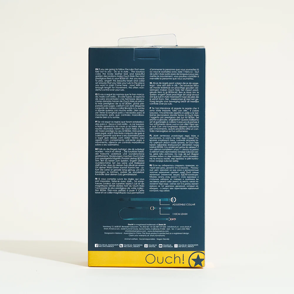 Collier et laisse Halo de Ouch ! - Image 4