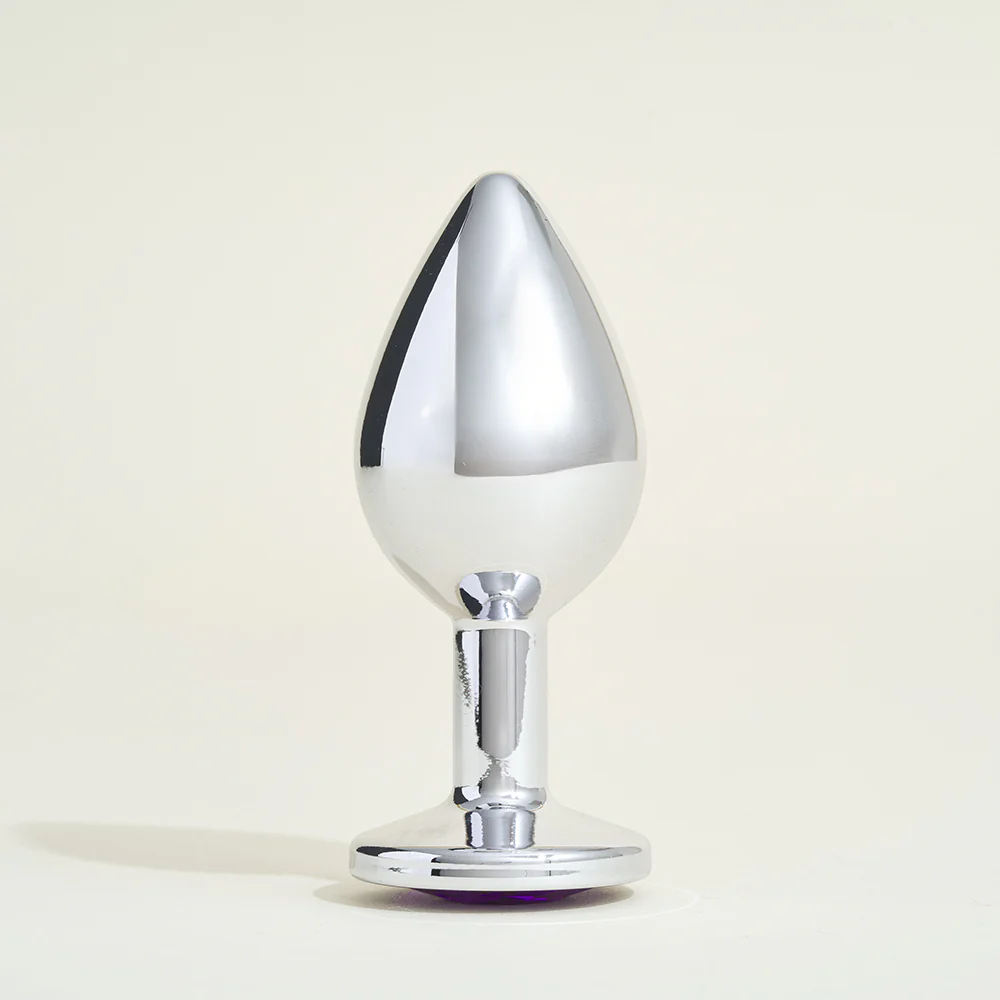 Plug métal bijou Steel Cristal violet - Image 3