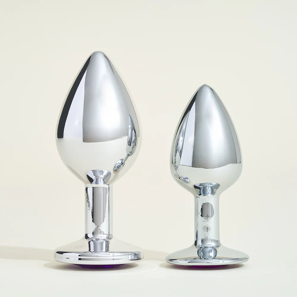 Plug métal bijou Steel Cristal violet - Image 8