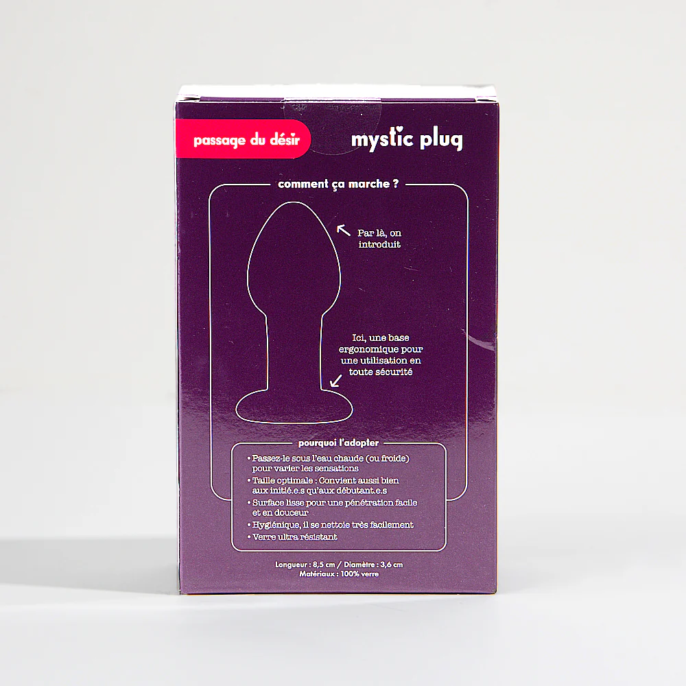 Plug Mystic en verre irisé Passage du Désir - Image 3