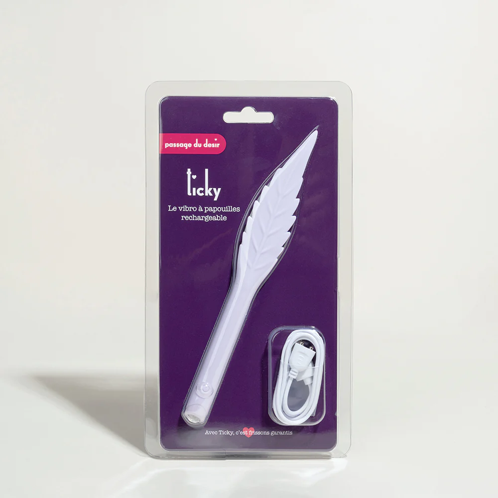 Ticky plume de massage vibrante rechargeable - Image 6