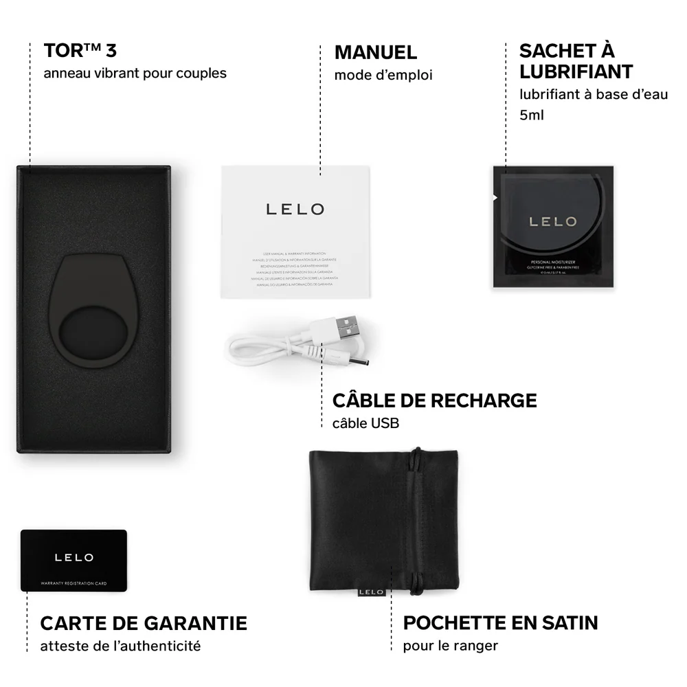 TOR 3 cockring vibrant de Lelo - Image 20