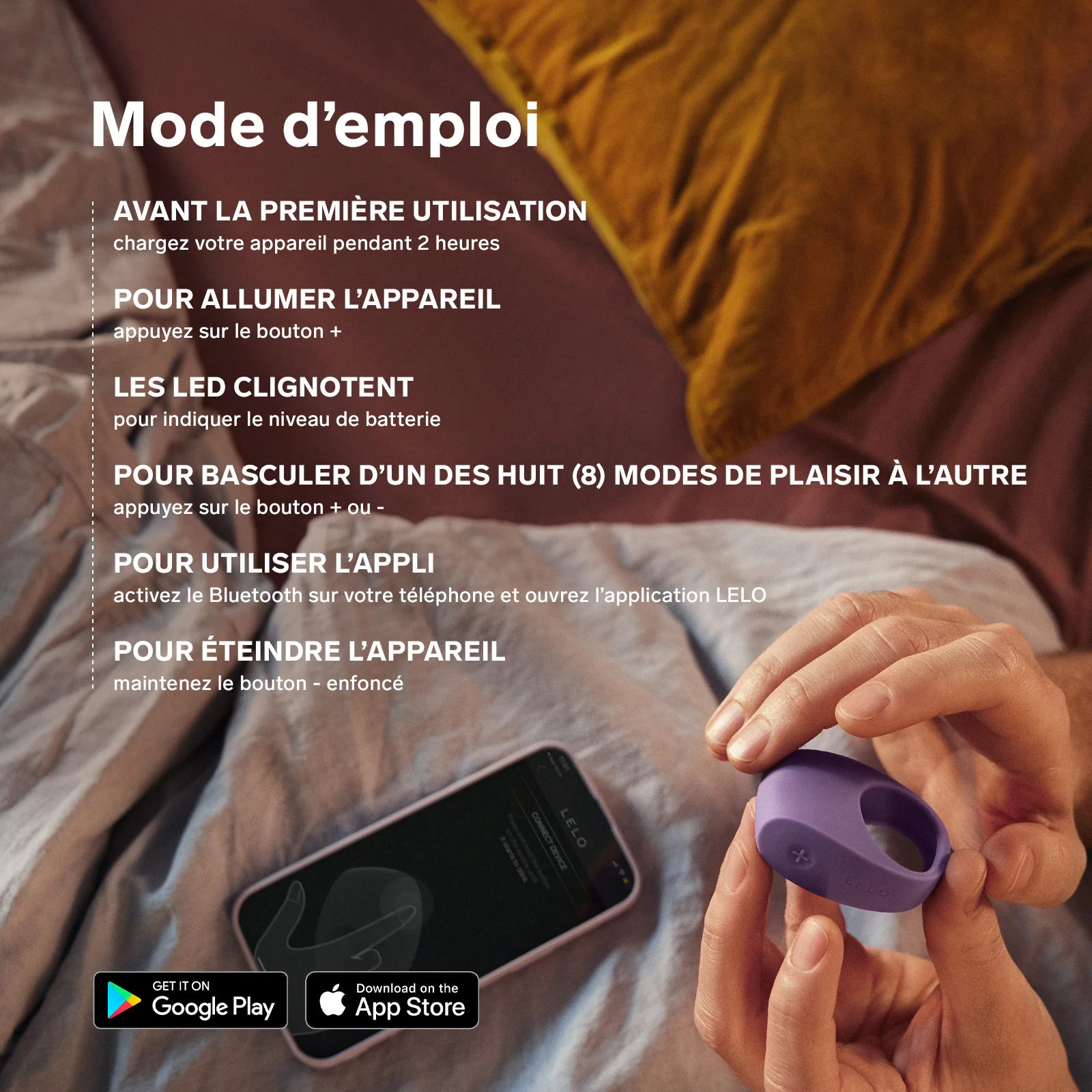 TOR 3 cockring vibrant de Lelo - Image 9